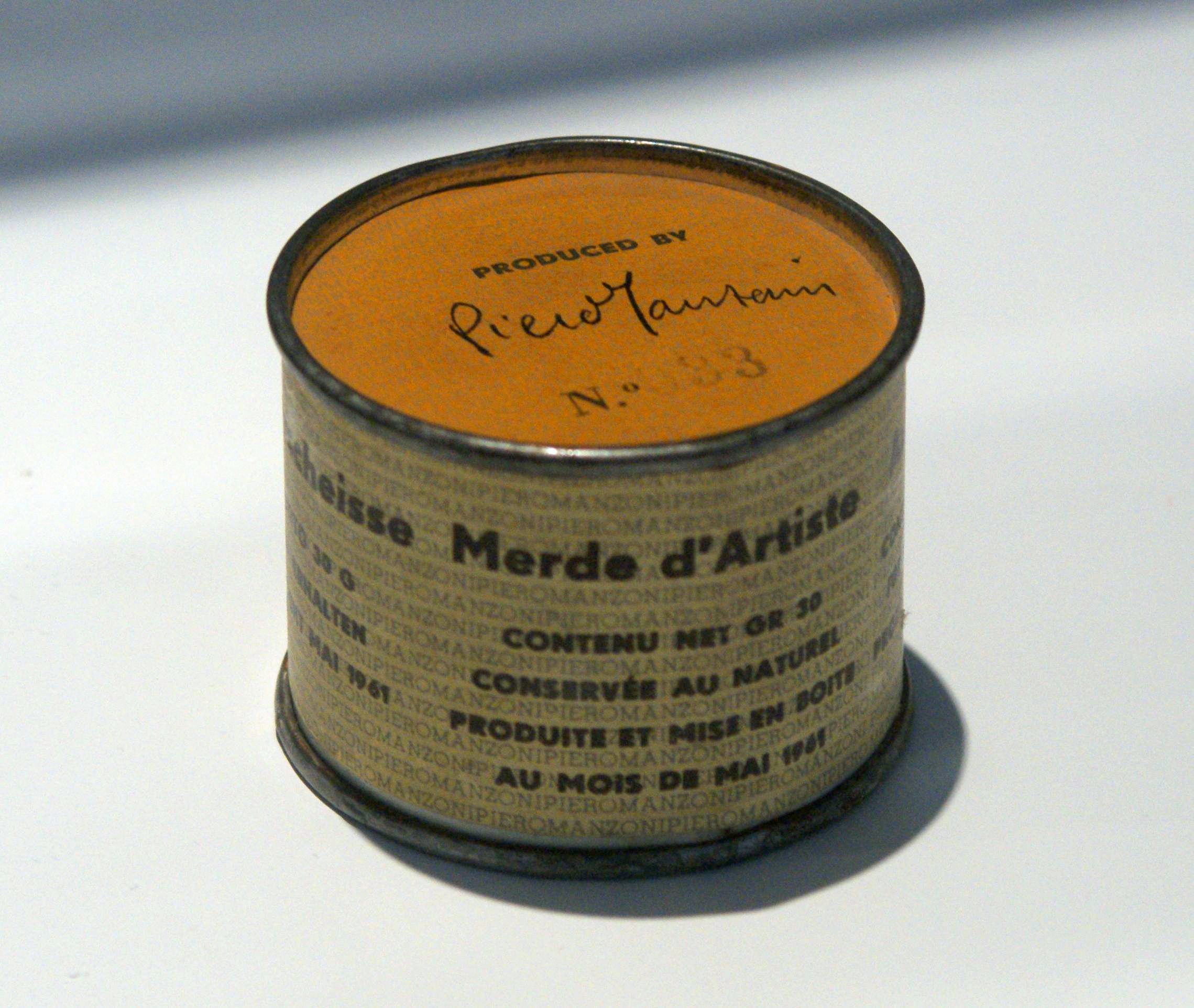 Merda d’artista de Piero Manzoni